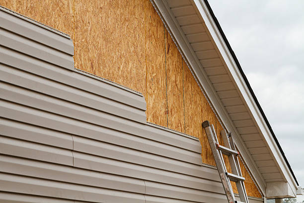 Professional Siding Contractor technician working in Chester Springs, PA